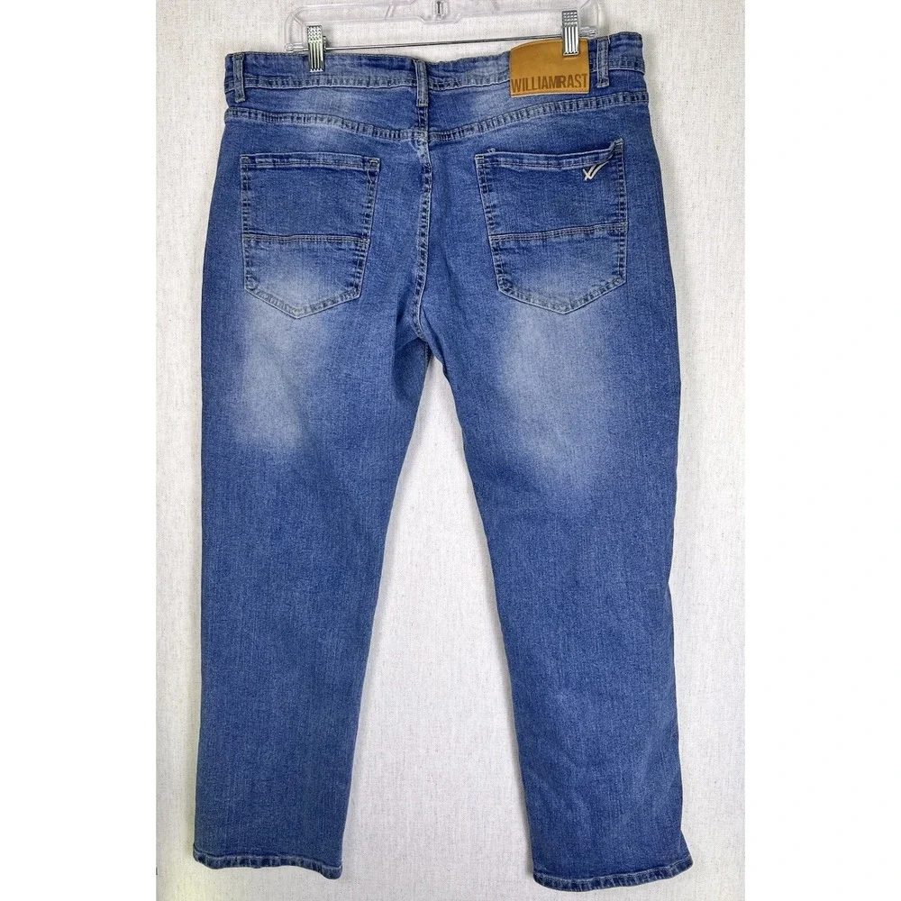 William Rast Manhattan Slim Men's Blue Denim Jeans 38x30‎ ✅